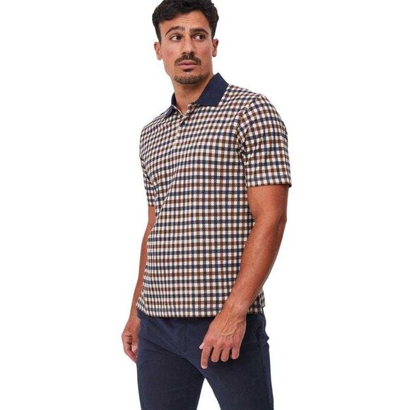 Aquascutum Mens Active Iconic Polo Shirt / Navy